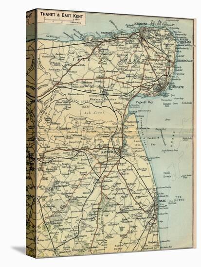 'Thanet & East Kent', c20th Century-John Bartholomew-Premier Image Canvas