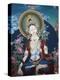 Thangka Depicting White Tara Goddess, Buddhist Symbol of Long Life, Bhaktapur, Nepal, Asia-Godong-Premier Image Canvas