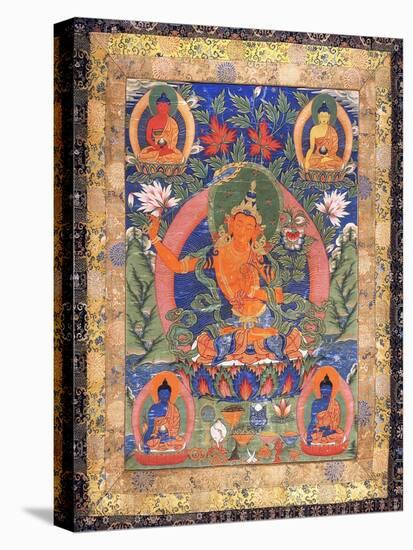 Thangka of Arapachana Manjushri-null-Premier Image Canvas