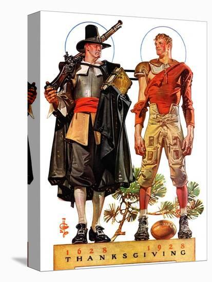 "Thanksgiving, 1628/1928,"November 24, 1928-Joseph Christian Leyendecker-Premier Image Canvas