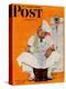 "Thanksgiving Day Blues" Saturday Evening Post Cover, November 28,1942-Norman Rockwell-Premier Image Canvas