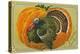 Thanksgiving Greetings, Turkey, Pumpkin-null-Stretched Canvas