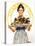 Thanksgiving (or Woman Holding Platter with Turkey)-Norman Rockwell-Premier Image Canvas