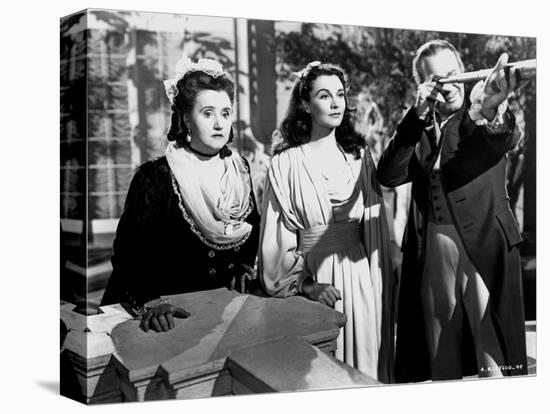 THAT HAMILTON WOMAN, 1941 directed by ALEXANDER KORDA Vivien Leigh (b/w photo)-null-Stretched Canvas