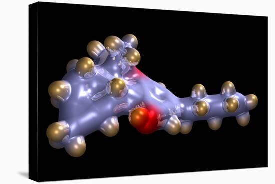 THC Cannabis Drug Molecule-Dr. Mark J.-Premier Image Canvas