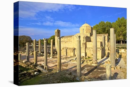 The 12th century stone Church of Agia Kyriaki, Pathos, Cyprus, Eastern Mediterranean Sea, Europe-Neil Farrin-Premier Image Canvas