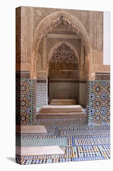 The 16th Century Tombs of the Saadian Dynasty, Marrakech, Morocco-Natalie Tepper-Stretched Canvas