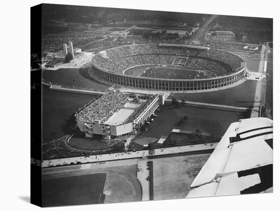 The 1936 Berlin Olympic Stadium, Aerial View, in Berlin, Germany in 1936-Robert Hunt-Premier Image Canvas