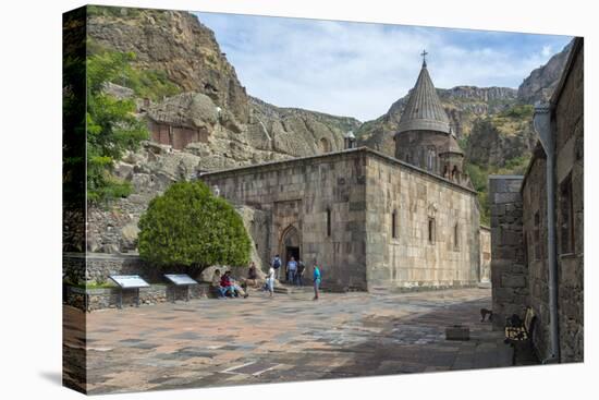 The 4th century Geghard Monastery, UNESCO World Heritage Site, Kotayk Province, Yerevan, Armenia, C-G&M Therin-Weise-Premier Image Canvas