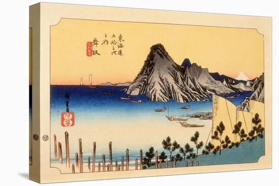 The 53 Stations of the Tokaido, Station 30: Maisaka-juku, Shizuoka Prefecture-Ando Hiroshige-Premier Image Canvas