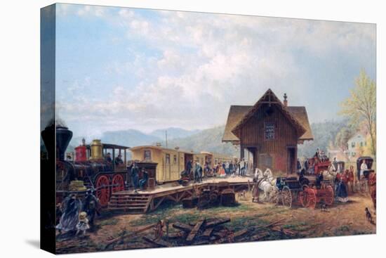 The 9:45 Accommodation, 1867-Edward Lamson Henry-Premier Image Canvas