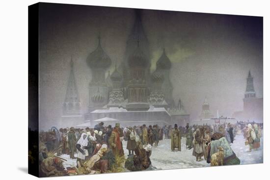 The Abolition of Serfdom in 1861, from the 'slav Epic', 1914-Alphonse Mucha-Premier Image Canvas