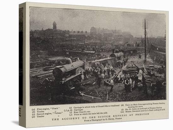 The Accident to the Scotch Express at Preston-null-Premier Image Canvas