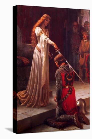 The Accolade-Edmund Blair Leighton-Stretched Canvas