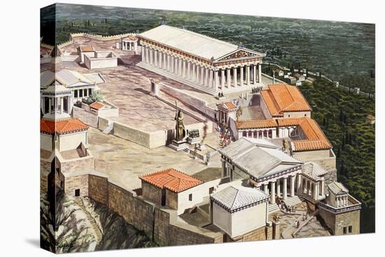 The Acropolis and Parthenon-Roger Payne-Premier Image Canvas