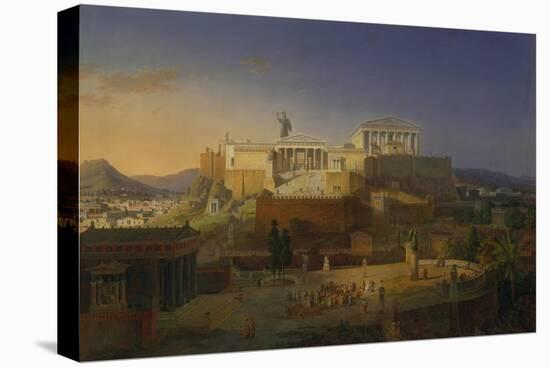 The Acropolis of Athens, 1846-Leo Von Klenze-Premier Image Canvas