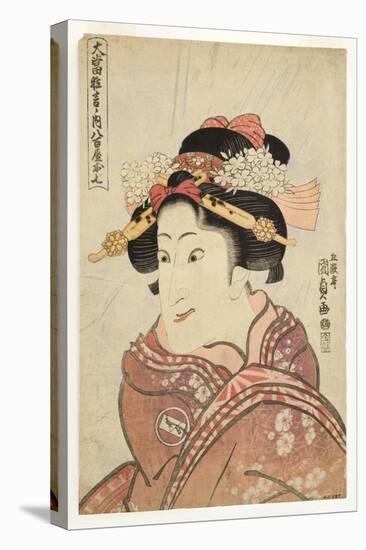 The Actor Iwai Hanshiro V as the Greengrocer's Daughter, Oshichi, C.1815-Utagawa Kunisada-Premier Image Canvas