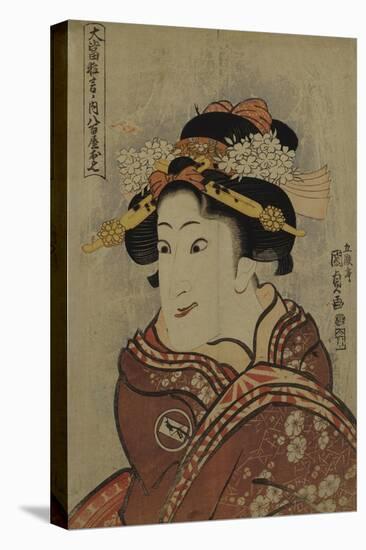 The Actor Iwai Hanshiro V as Yaoya Oshici, circa 1815-Utagawa Kunisada-Premier Image Canvas