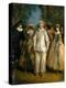 The Actors of the Commedia Dell'Arte-Nicolas Lancret-Premier Image Canvas