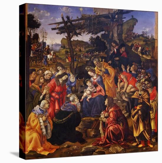 The Adoration of the Magi, 1496-Filippino Lippi-Premier Image Canvas