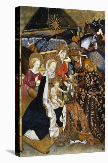 The Adoration of the Magi, Altarpiece from Verdu, 1432-34-Jaume Ferrer II-Premier Image Canvas