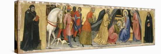 The Adoration of the Magi and Two Saints, C.1404-Taddeo di Bartolo-Premier Image Canvas