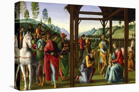 The Adoration of the Magi, Late 15th-Early 16th Century-Perugino-Premier Image Canvas