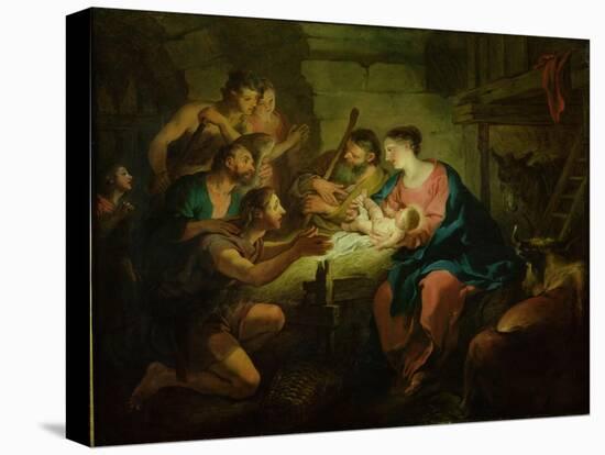 The Adoration of the Shepherds, 1725-Jean Francois de Troy-Premier Image Canvas