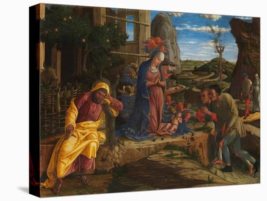 The Adoration of the Shepherds, c.1450-Andrea Mantegna-Premier Image Canvas