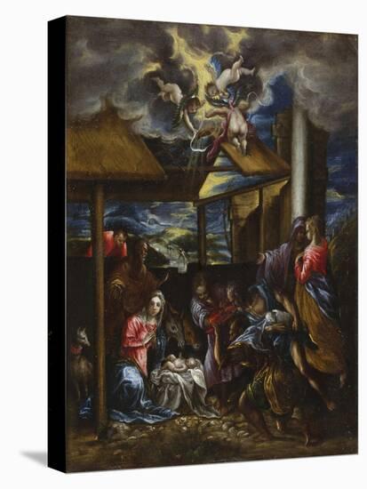 The Adoration of the Shepherds, C.1576-77-El Greco-Premier Image Canvas