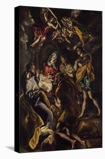 The Adoration of the Shepherds, c.1612-14-El Greco-Premier Image Canvas
