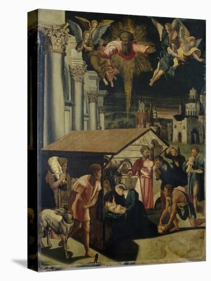 The Adoration of the Shepherds-Lambert Lombard-Premier Image Canvas