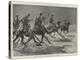 The Advance Towards Dongola, Egyptian Camel Corps Patrolling in the Desert South of Akasheh-Richard Caton Woodville II-Premier Image Canvas