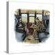 The Adventure of Silver Blaze, Holmes and Watson on Train-Sidney E Paget-Premier Image Canvas