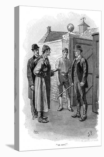 The Adventure of Silver Blaze, Holmes Questioning a Suspect-Sidney E Paget-Premier Image Canvas