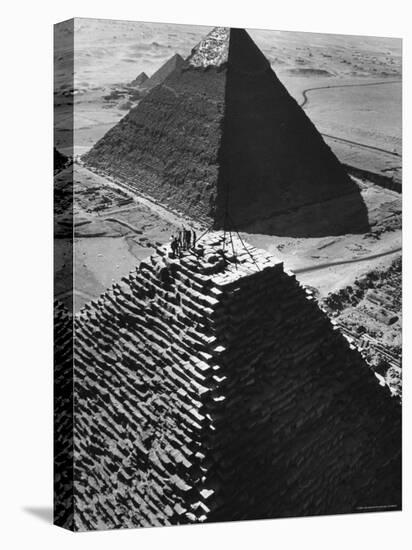 The Adventures Club of Denmark, Toasting Club's 25th Anniversary on Top of the Pyramid-Paul Schutzer-Premier Image Canvas