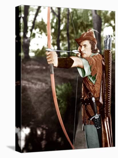 THE ADVENTURES OF ROBIN HOOD, Errol Flynn, 1938-null-Stretched Canvas