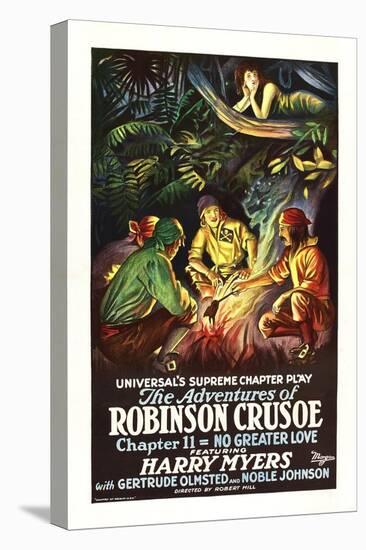 The Adventures of Robinson Crusoe-null-Stretched Canvas