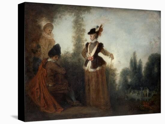 The Adventuress, C1717-Jean-Antoine Watteau-Premier Image Canvas
