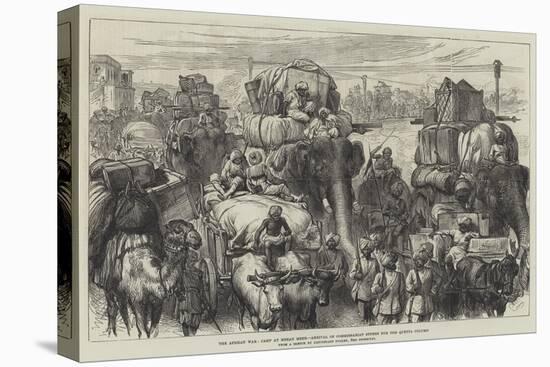 The Afghan War, Camp at Meean Meer, Arrival of Commissariat Stores for the Quetta Column-null-Premier Image Canvas