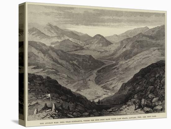 The Afghan War, Hill Near Gundamuk, Where the 44th Foot Made their Last Stand, January 1842-null-Premier Image Canvas