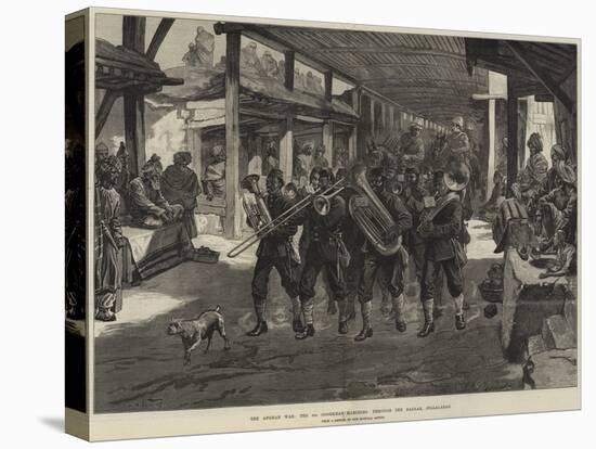 The Afghan War, the 4th Goorkhas Marching Through the Bazaar, Jellalabad-William Heysham Overend-Premier Image Canvas