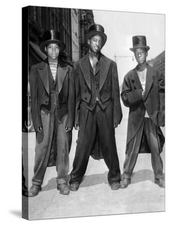 'The African American Teenagers with Tuxedos and Top Hats During the ...