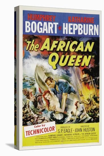 The African Queen, 1951, Directed by John Huston-null-Premier Image Canvas