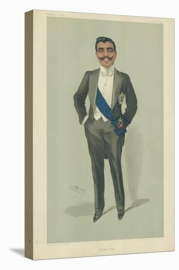 The Aga Khan, 10 November 1904, Vanity Fair Cartoon-Sir Leslie Ward-Premier Image Canvas