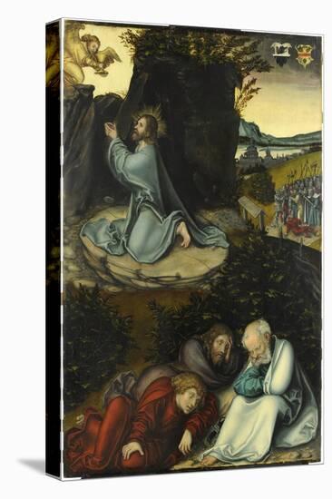The Agony in the Garden, by Cranach, Lucas, the Elder (1472-1553). Oil on Wood, C.1540. Dimensions:-Lucas the Elder Cranach-Premier Image Canvas