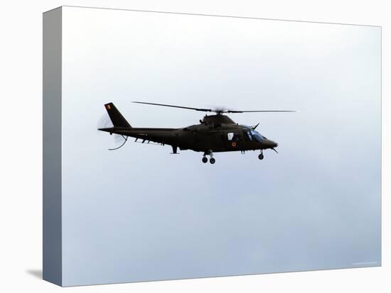 The Agusta A-109 Helicopter of the Belgian Army in Flight-Stocktrek Images-Premier Image Canvas