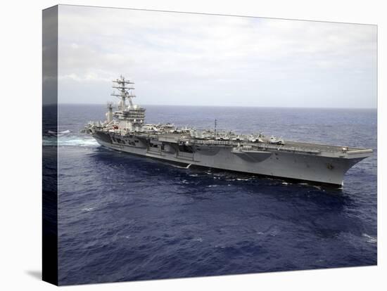 The Aircraft Carrier USS Nimitz Transits the Pacific Ocean-Stocktrek Images-Premier Image Canvas