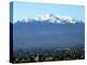 The Ajusco Mountain is Seen Behind Mexico City-null-Premier Image Canvas