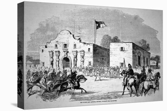 The Alamo Fort at San Antonio, Headquarters of Federal General Twiggs-null-Premier Image Canvas